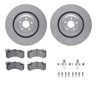R1 Concepts WDUH1-73164 Carbon Series Brake Rotors W/ 5000 Oep Brake Pads & Hdw